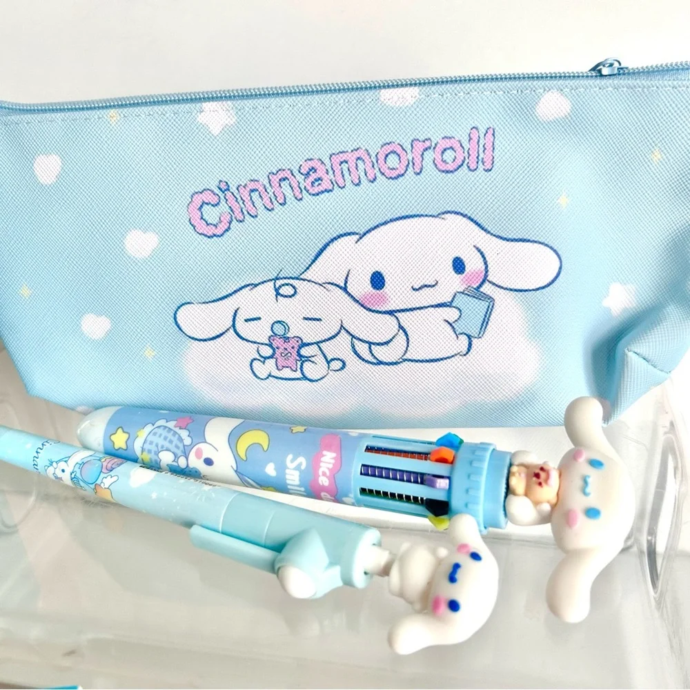 🩵(CIN325) Cinnamoroll Adorable 10-Piece Pencil Case Bundle! - Picture 5 of 7